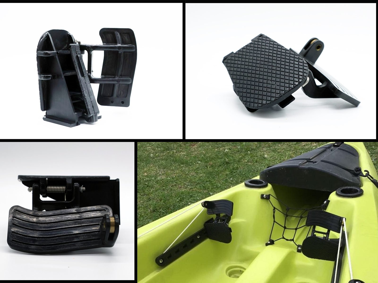 Pedalera de kayak para rápidos