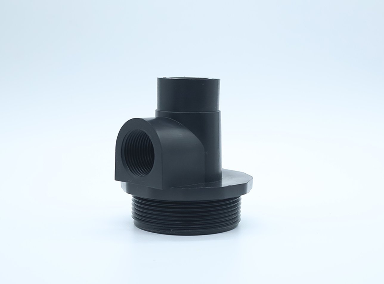 Conector a 90º para cuerpo de la bomba de ácidos Ø60 mm